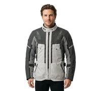 Revit Sand 5 H2O Giacca tessile da moto, argento/antracite, Taglia XL