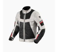 Revit Tornado 4 H2O impermeabile Moto Tessile Giacca, argento/nero, XL