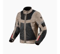 Revit Tornado 4 H2O impermeabile Moto Tessile Giacca, Sabbia/Nero, Taglia M