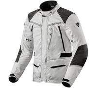 Revit Voltiac 3 H2O Giacca tessile moto, nero-grigio, taglia 2XL per maschi