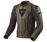 Revit Glide Vintage Giacca moto pelle in pelle Marrone