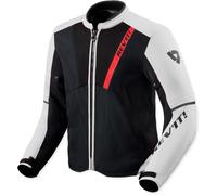 Giacca da moto Revit GT-R 4 Air nera-bianca XL