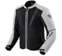 Revit GT-R 4 Air Giacca tessile da motocicletta, nero-argento, taglia 3XL per maschi