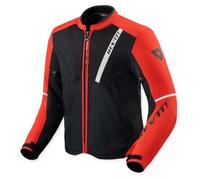 Revit GT-R 4 Air Giacca tessile da motocicletta, rosso/nero, Taglia L