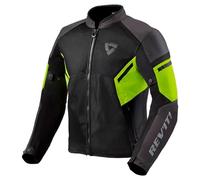 Revit GT-R Air 3 Giacca tessile moto, nero/giallo, XL