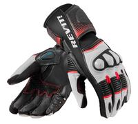 Revit Xena 4 Guanti da moto da donna, bianco/rosso, Taglia S