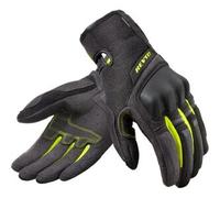 Rev'it Guanti Donna In Tessuto Revit Volcano Ladies Nero Giallo Neon L