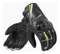 Rev'it Guanti In Pelle Revit Chicane Nero Giallo Neon XS