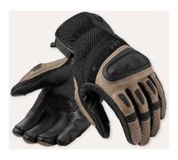 Revit Dirt 4 Guanti da moto, nero-beige, taglia 2XL per maschi
