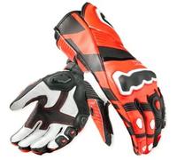 Rev'it Guanti In Pelle Revit Jerez 4 Neon Rosso Nero L