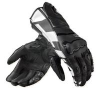 Rev'it Guanti In Pelle Revit Jerez 4 Nero Bianco L