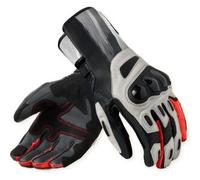 Guanti Moto REV'IT! Metis 2 Grigio Chiaro/Rosso NeonS Grigio Chiaro,Rosso Neon