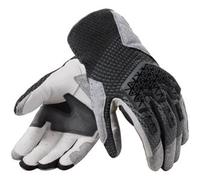 Rev'it Guanti In Pelle Revit Offtrack 2 Nero Argento XXL