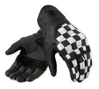 Revit Redhill Chess Guanti da moto, nero-bianco, taglia 2XL per maschi