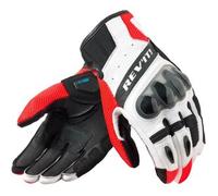 Rev'it Guanti In Pelle Revit Ritmo Nero Neon Rosso XXL