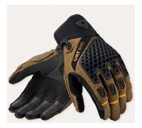 Rev'it Guanti In Tessuto E Pelle Revit Caliber 2 Nero Marrone M