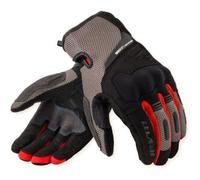 Rev'it Guanti In Tessuto Revit Cavern Grigio Rosso M