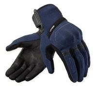 Rev'it Guanti in Tessuto Revit Mosca 2 Blu Scuro Nero XL
