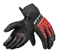 Revit Sand 4 Guanti da moto, nero-rosso, taglia 3XL per maschi