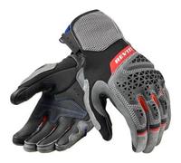 Guanti Moto REV'IT! Sand 5 Grigio-Rosso S Grigio