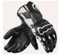 Rev'it Guanti Moto In Pelle Revit Argon 3 Nero Bianco M
