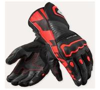 Rev'it Guanti Moto In Pelle Revit Argon 3 Nero Neon Rosso L