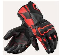 Rev'it Guanti Moto In Pelle Revit Argon 3 Nero Neon Rosso XL