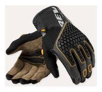 Rev'it Guanti Moto In Tessuto Revit Mangrove 2 Nero Giallo Ocra M