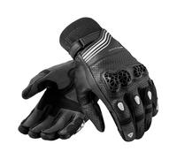 Revit Positron Guanti da motocicletta perforati, Bianco/nero, Taglia XL