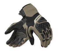 Revit Sand 5 Guanti da moto, nero-beige, taglia 3XL per maschi