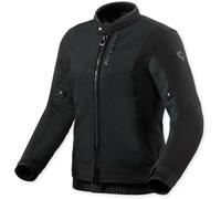 Revit Highcrest H2O Giacca tessile impermeabile per motociclette, nero, taglia 44 per donne