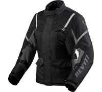 Revit Horizon 3 H2O Giacca tessile moto da donna, nero-bianco, taglia 42 per donne