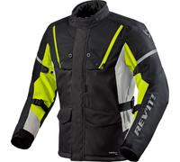 Revit Horizon 3 H2O Giacca tessile moto, nero-giallo, taglia L per maschi