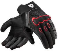 Revit Hyperspeed 3 Guanti da motocicletta, nero/rosso neon, Taglia XL