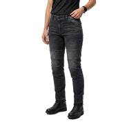 Revit Moto 2 Slim Jeans da moto da donna, nero, Taglia 34/30