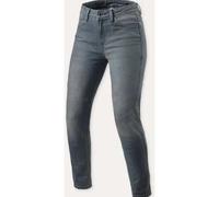 Rev'it Jeans Donna Revit Marley Ladies Sk Grigio Medio Slavato L32 Standard W30