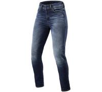Rev'it Jeans Donna Revit Marley Ladies Sk Medium Blue Used L30 Accorciato W27