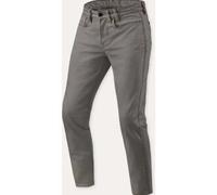 Rev'it Jeans Uomo Revit Jamison Slim Nero Oliva Accorciato L32 W28