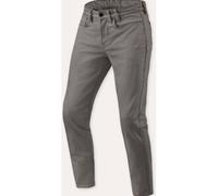 Rev'it Jeans Uomo Revit Jamison Slim Nero Oliva Accorciato L32 W36