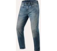 Jeans da moto Revit Keegan Tapered blu medio W30/L34