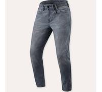 Revit Keegan Tapered Jeans da motociclista, grigio, taglia 33 34 per maschi