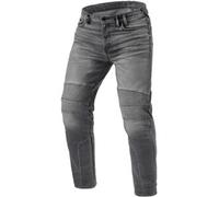 Rev'it Jeans Uomo Revit Moto 2 Tf Grigio Medio Slavato L34 Standard W32