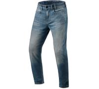 REV'IT! Jeans da motociclista Uomo Keegan Tapered Blu Medio W32/L32
