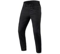 Rev'it Jeans Uomo Revit Keegan Tapered Nero Accorciato L32 W36