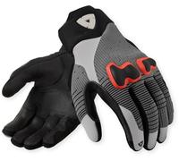 Revit Kinetic 2 Guanti da moto, nero/grigio/rosso, Taglia 2XL