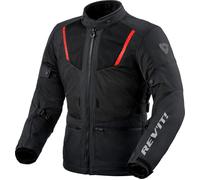 Revit Levante 2 H2O, giacca tessile impermeabile XL male Nero/Rosso