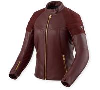 REV'IT! Giacca moto London in pelle Donna Rosso Taglia 42