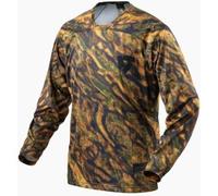 Revit Emulsion Maglia da motocross, nero-marrone, taglia 3XL per maschi