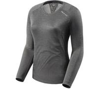 Revit Sky Compression Long Sleeve Base Layer Grigio L Donna
