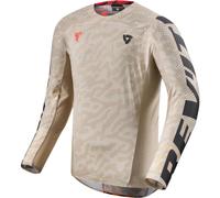 Revit x Pol Tarrés Thirteen Maglia da motocross, beige, taglia M per maschi
